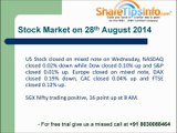 Stock Market Nifty Trading Tips and Trend for 28 August 2014 by sharetipsinfo