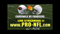 Watch Arizona Cardinals vs San Diego Chargers Live NFL Football