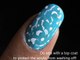 Water Marble acrylic Nail Designs nail art Beginners Short Nails!