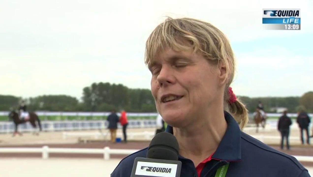 Nathalie Bizet (Para-dressage) revient sur sa reprise de jeudi 28 août 2014