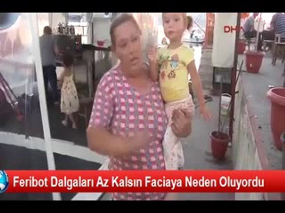 BANDIRMA-İDO KAPTANI HIZ KESMEYİNCE OLANLAR OLDU