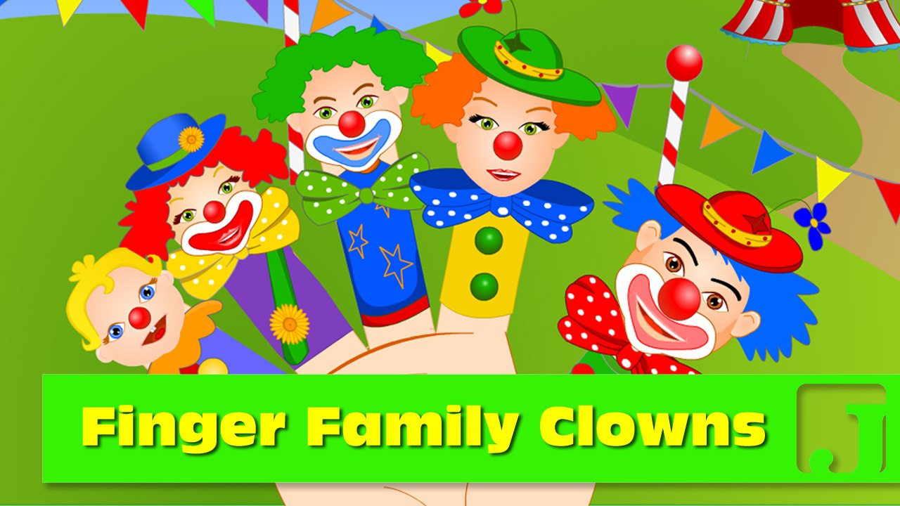 Finger Family Clowns | Nursery Rhymes | Children songs - video Dailymotion
