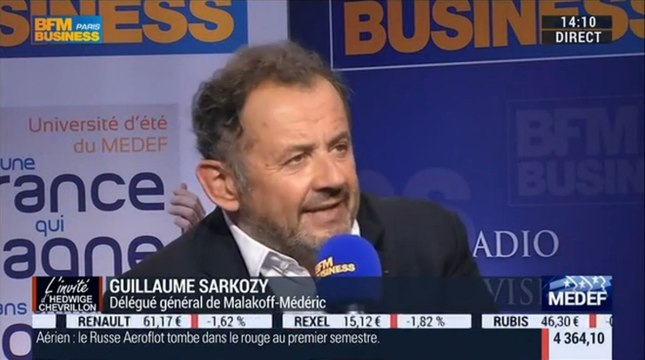 Émission spéciale Université d'été du Medef: Guillaume Sarkozy, dans l'invité de BFM Business - 28/08