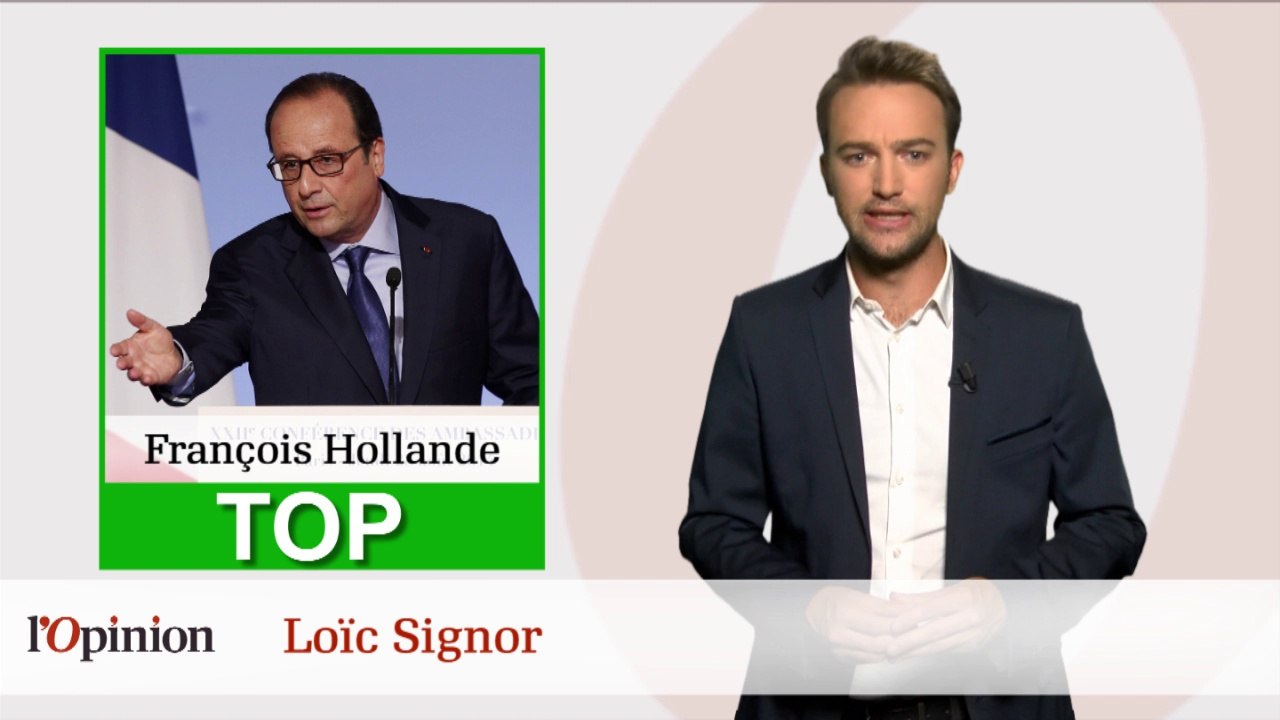 Le Top Flop : François Hollande face aux ambassadeurs, Roberto Calderoli victime d'envoûtement
