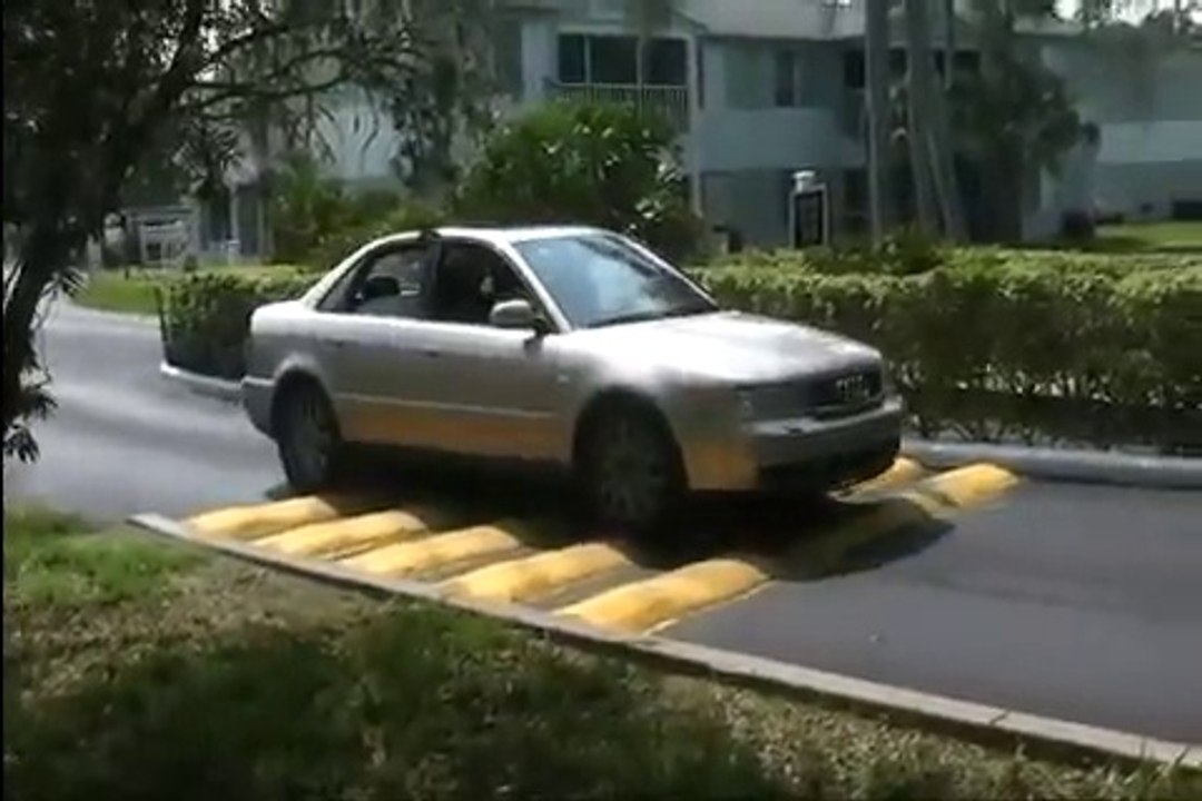 Most dangerous Speed Bump ever : X5 bumps!