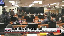 South Korea-U.S. annual military training ends one day early