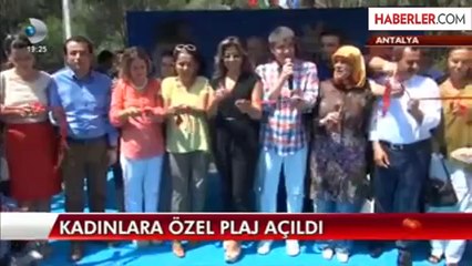 Antalya'da Kadınlar Plajı'nda 'Üstsüz' Krizi