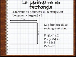 calculer des périmètres