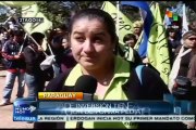 Se van a la huelga los maestros de Paraguay