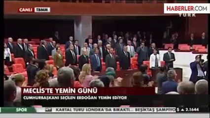 Yusuf Yerkel, Erdağan'ın Yemin Törenini Meclis'te İzledi
