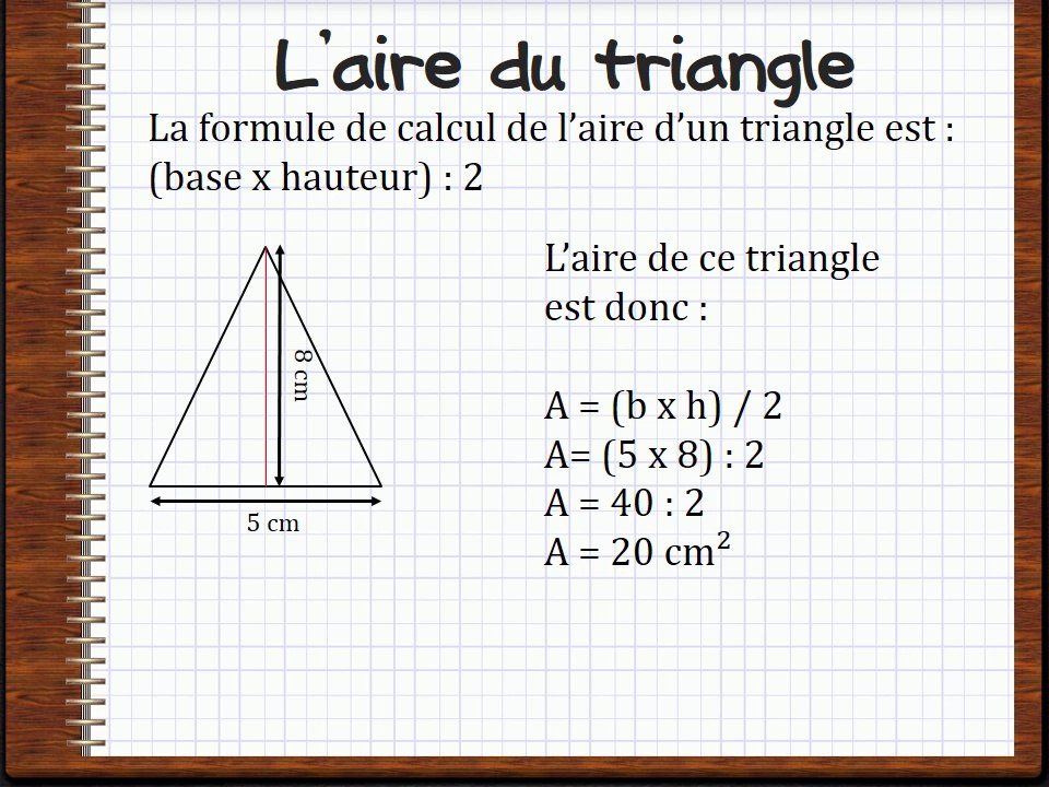 calculer des aires