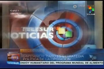 Jorge Capitanich: Respetamos derecho a huelga de trabajadores