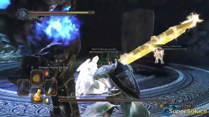 Dark Souls II - Combat contre le Démon Fondeur Bleu