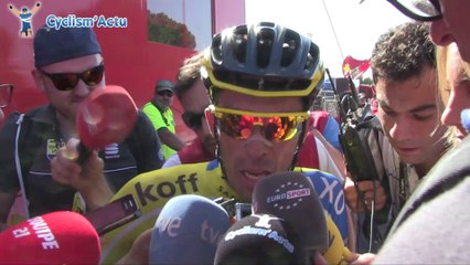 La Vuelta 2014 - Etape 6 - Alberto Contador à l'arrivée