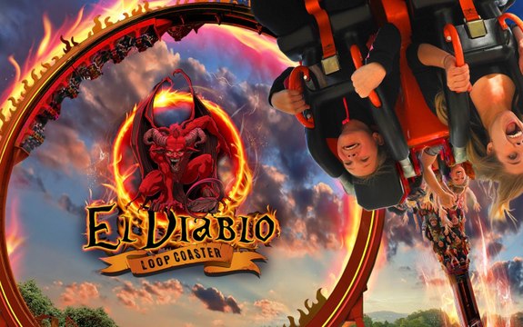 Six Flags Great Adventure présente El Diablo Loop Coaster