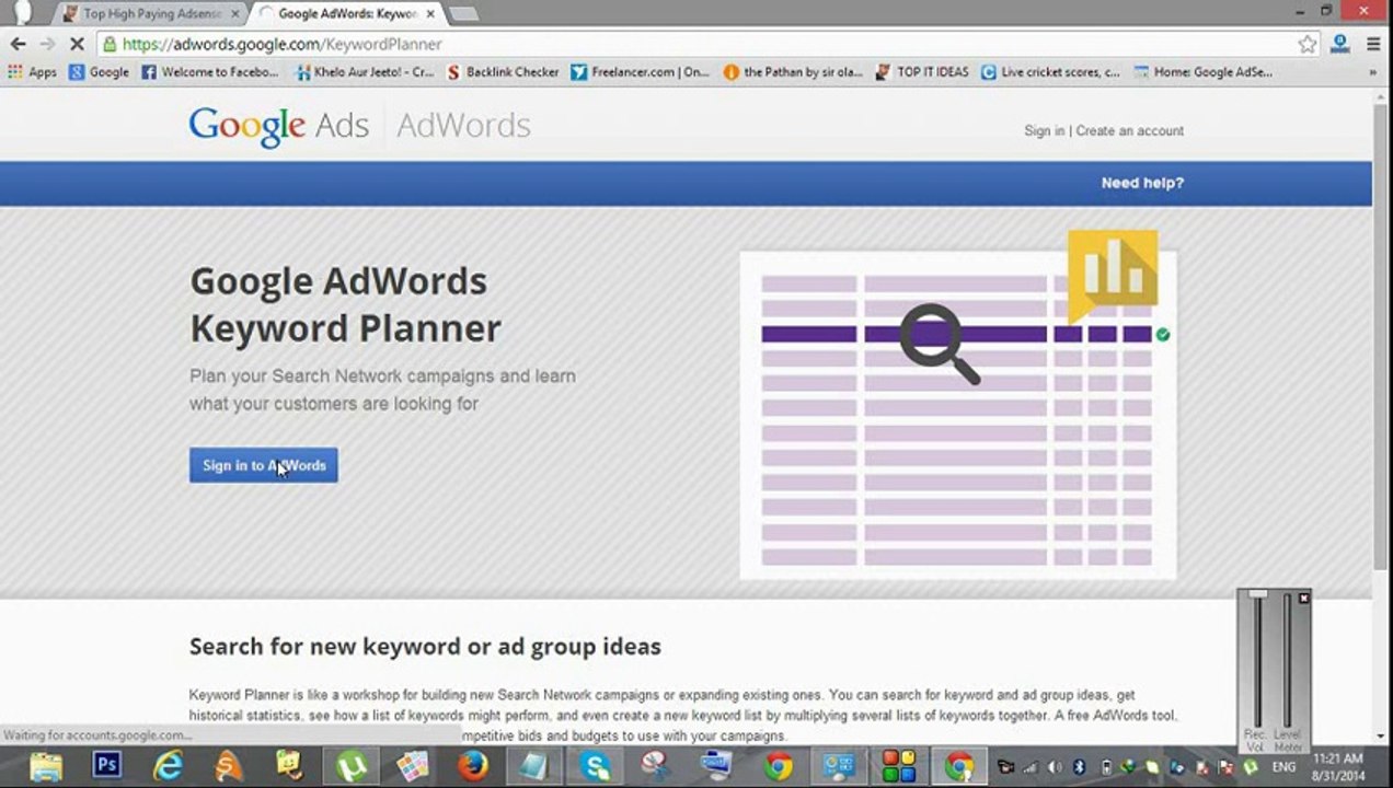 High Paying Adsense Keywords 2014 -15