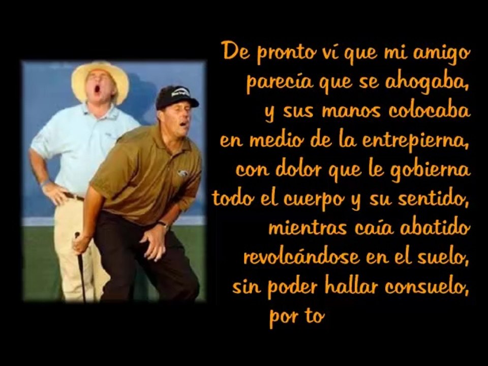 JUGANDO AL GOLF
