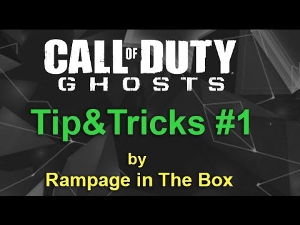 Cod Ghost: Tips &Tricks