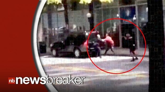 Cell Phone Video Captures Moment Man Stabs Police Officer with 14 Inch Blade