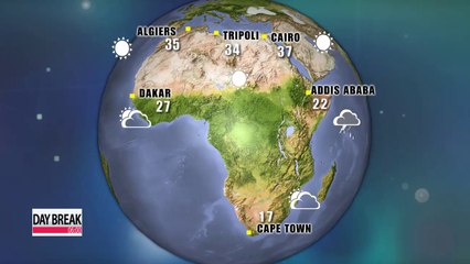 Rain in the southern coastal regions, passing showers up north