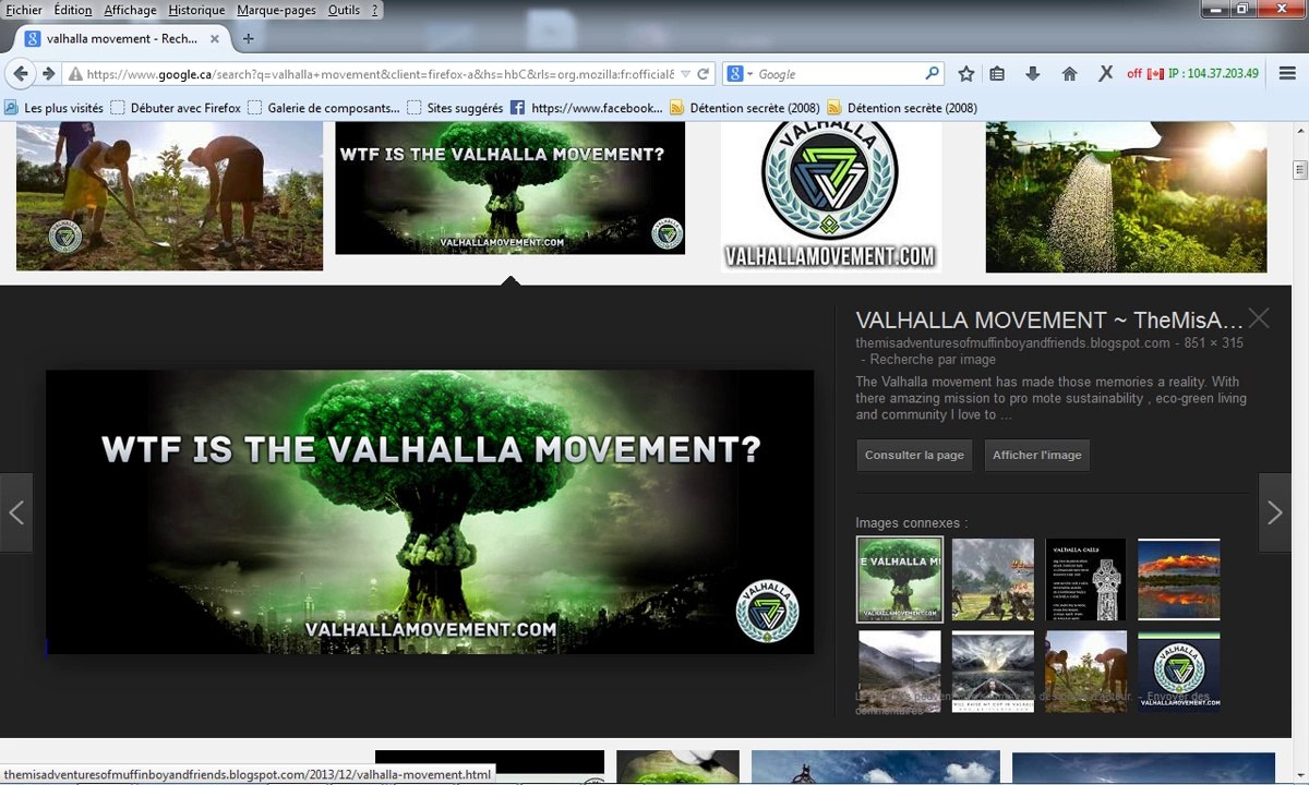 avant l`attaque du valhalla movement