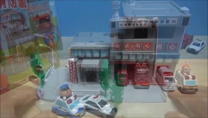 トミカおもちゃ　トミカタウン消防署　開封！ TAKARATOMY & ANPANMAN