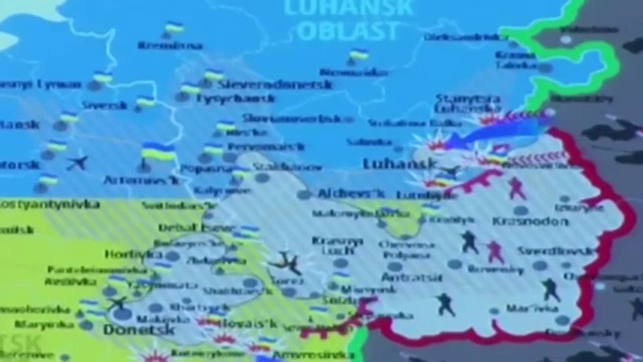 Une colonne Russe entre en Ukraine, Obama accuse la Russie