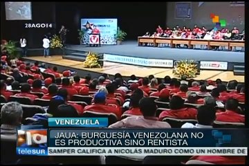 Burguesía venezolana no es productiva sino rentista: Jaua
