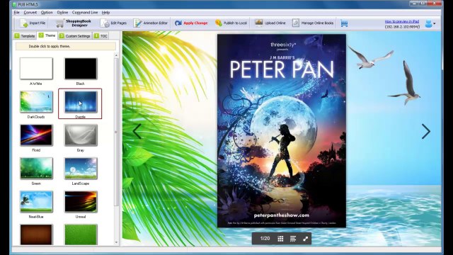 PDF to Flip Book Converter – PUB HTML5