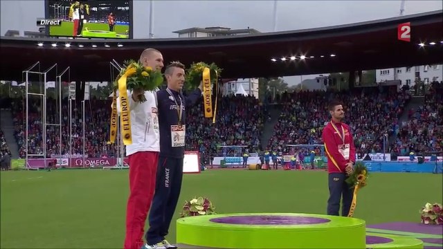 ChE athlétisme 2014, podiums 3000m steeple H et 110m haies