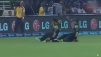 shahid & Gul synchronised fielding