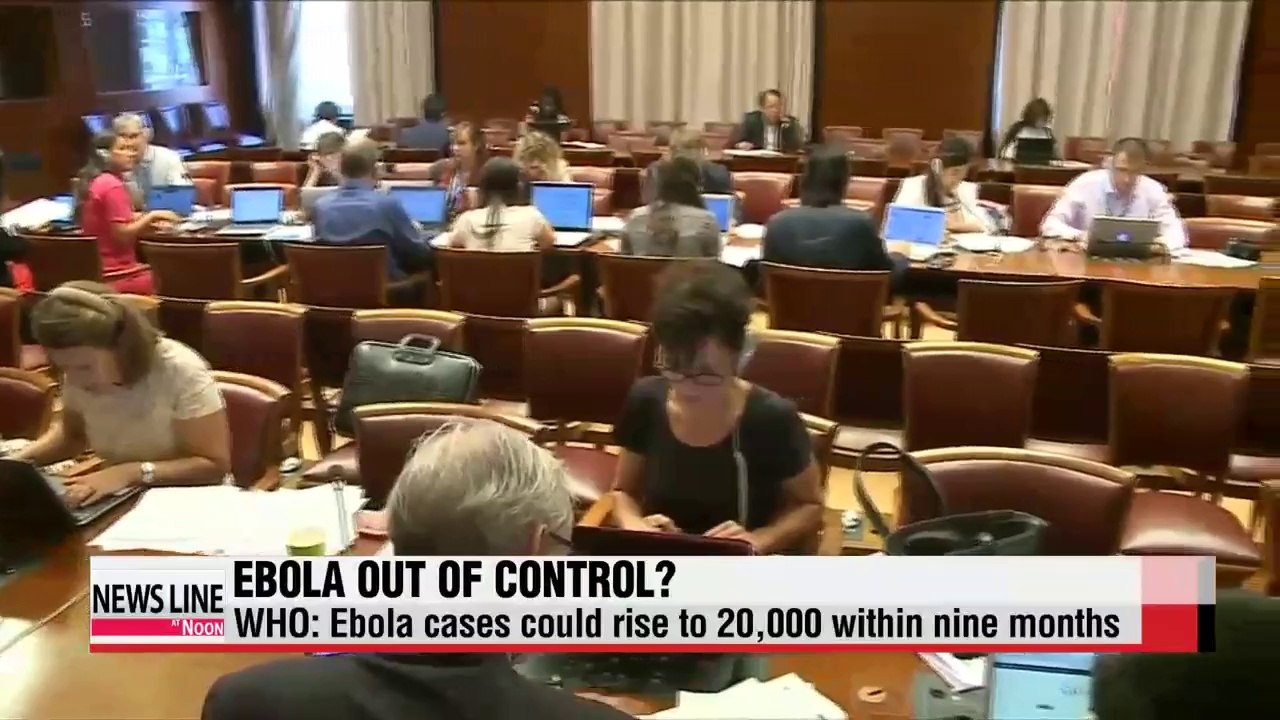 WHO warns number of Ebola patients could rise to 20,000