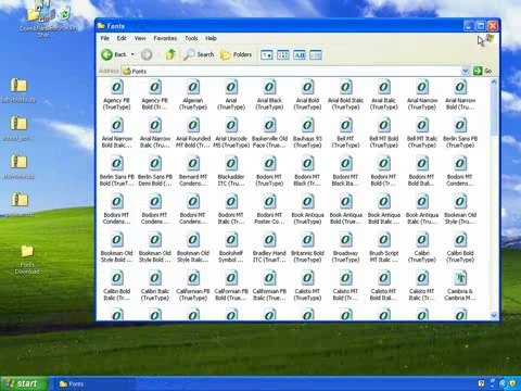 MS Word 2007 Tutorial 9 - How to use and installing Fonts
