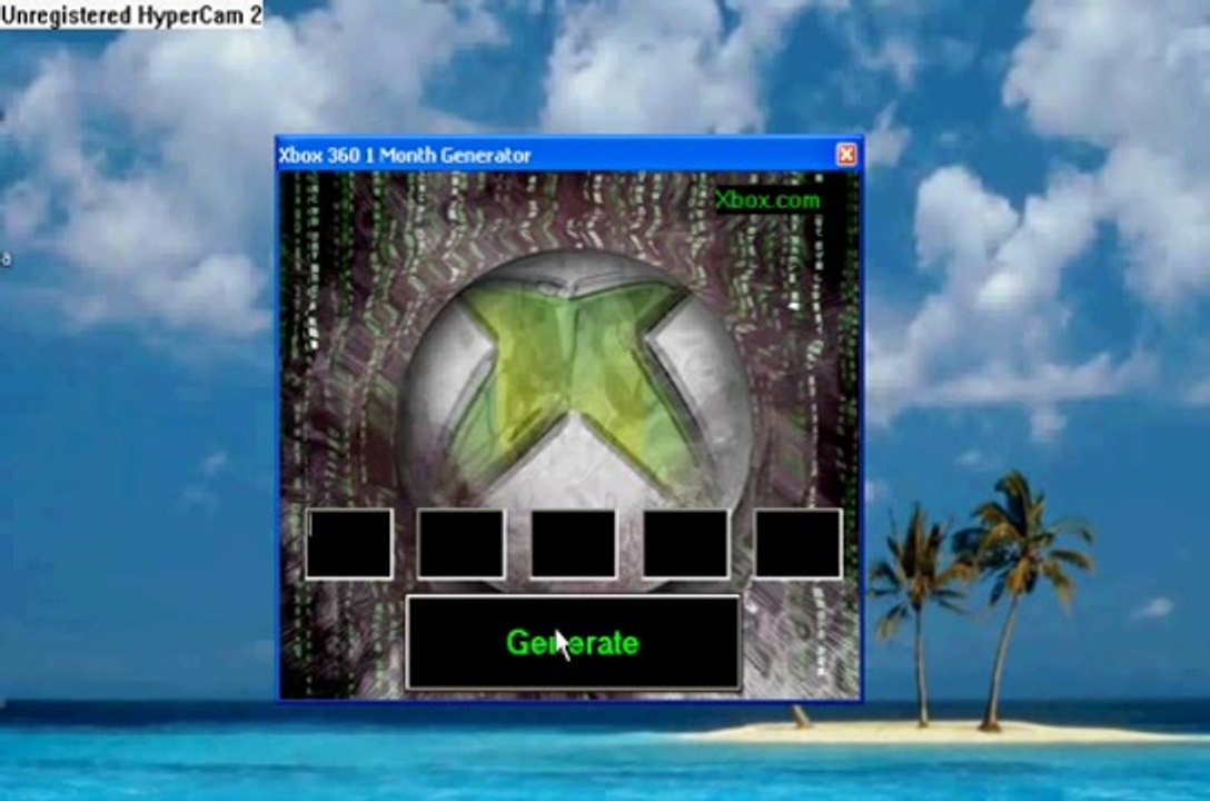 Xbox Live One Month Generator