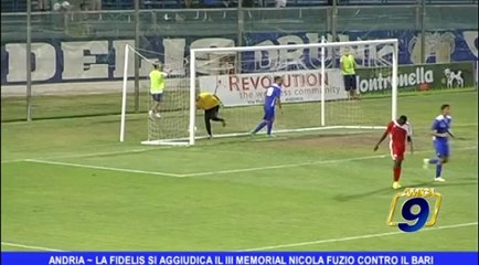 ANDRIA | La Fidelis si aggiudica il III Memorial "Nicola Fuzio" contro il Bari