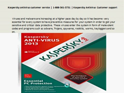 Kaspersky Antivirus Customer Service | 1-888-361-3731| Kaspersky Tehnical Support Number