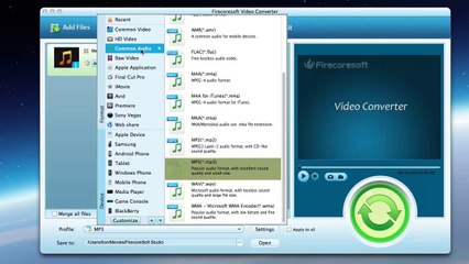 How to convert AAC file to MP3