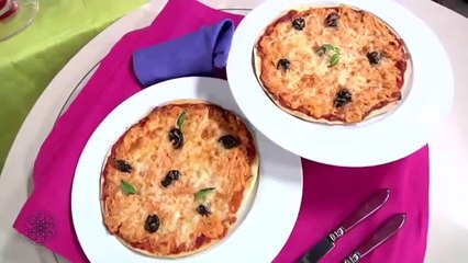 Recette Choumicha: Pizza aux oignons en sauce rose شميشة :  بيتزا بالصلصة الوردية والبصل