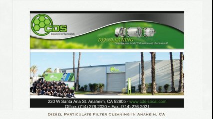 (714) 276-2020: Diesel Particulate Filter (DPF)