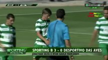 Ryan Gauld scores his first goal in Sporting Lisbon colours