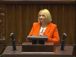 Poseł Barbara Bartuś - Wystąpienie z dnia 27 sierpnia 2014 roku.