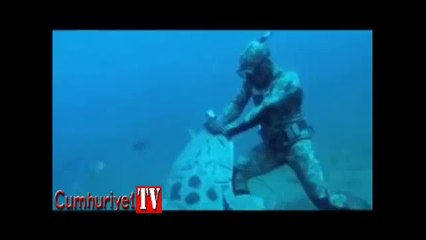 Aniden ortaya çıkan dev balık alıp kaçtı