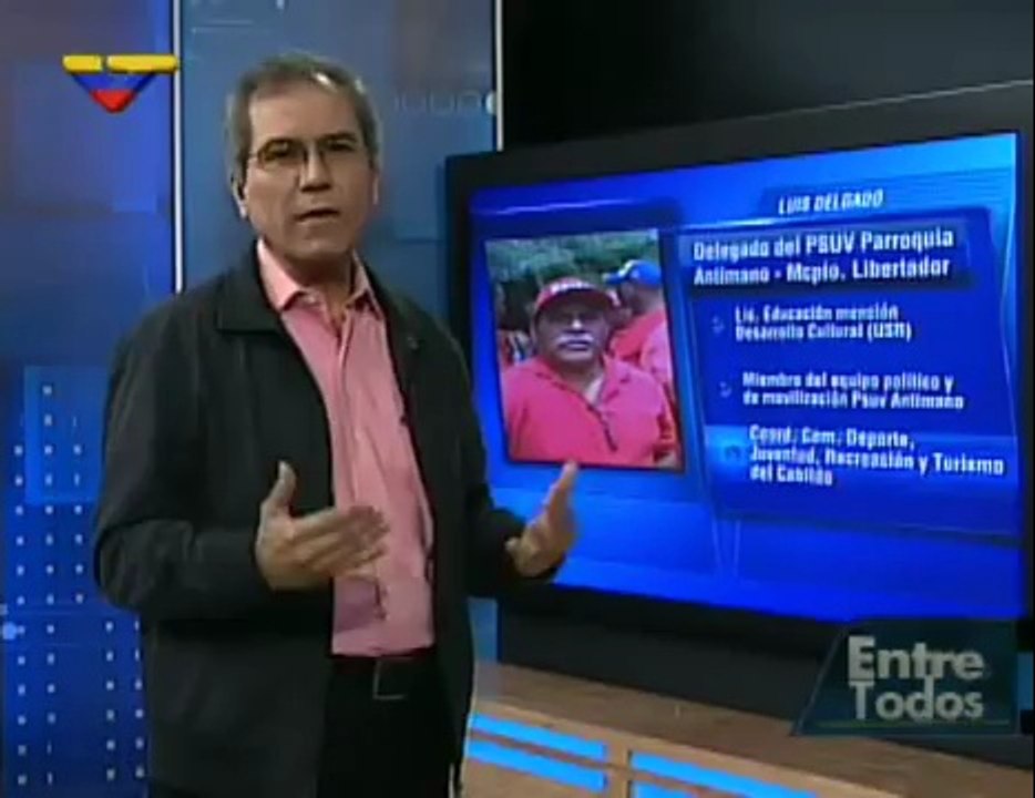 (Vídeo) Entre Todos con Luis Guillermo García del 29.08.2014 (1/6)