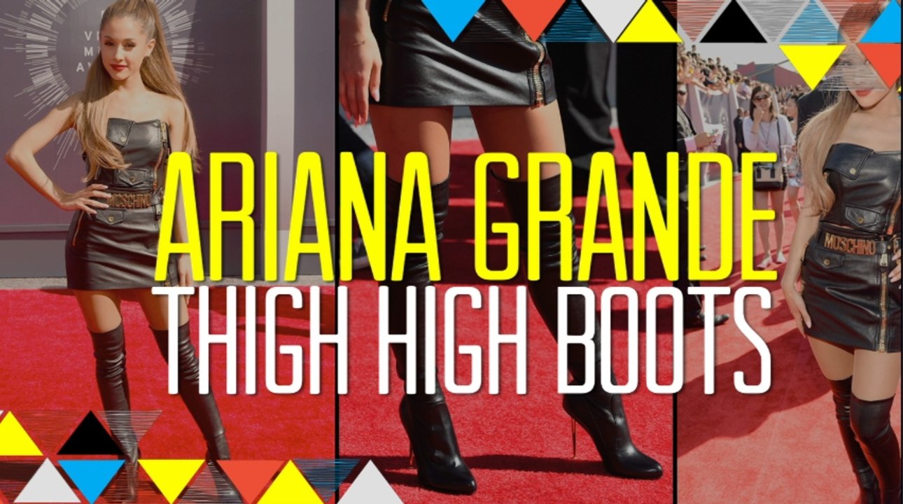 Ariana Grande Thigh High Boots