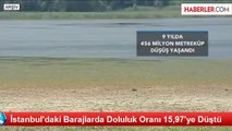 İstanbul'daki Barajlarda Doluluk Oranı 15,97'ye Düştü