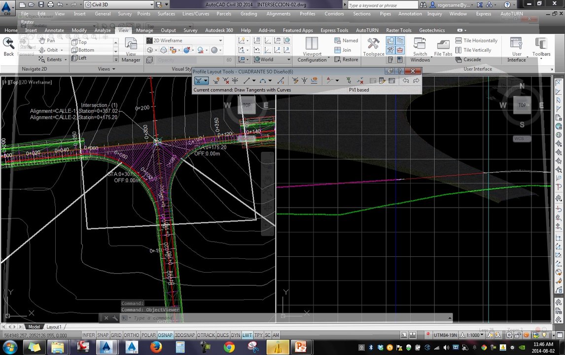 Tutoriales RG - AutoCAD Civil 3D 2014 - 55-INTERSECCION MANUAL 04