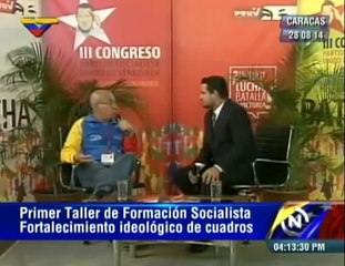 (Vídeo) Rodríguez Chacín destaca la teoría y la praxis como piedras angulares del PSUV