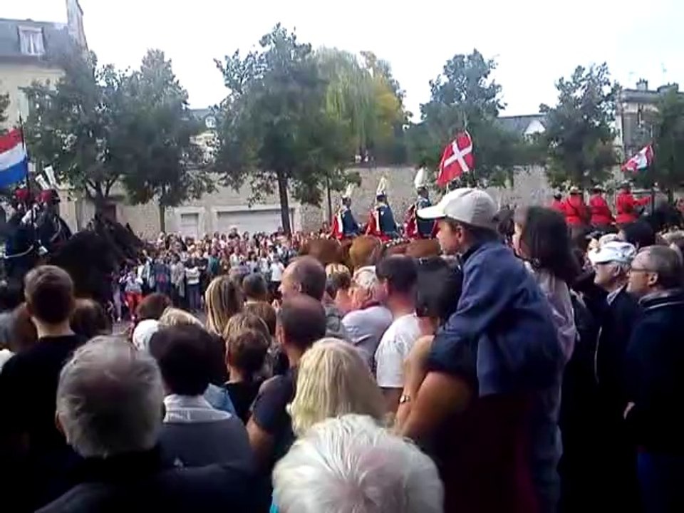 la parade des J-E-M Caen mondiaux 2014 la garde républicaine