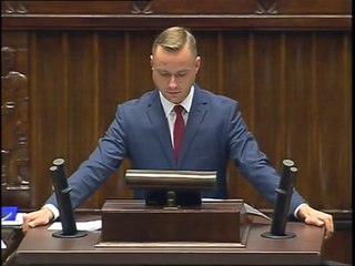 Poseł Michał Tomasz Pacholski - Wystąpienie z dnia 28 sierpnia 2014 roku.