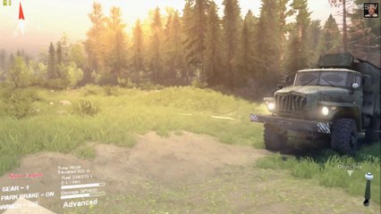 Spintires - Heavy Delivery Truck Gameplay